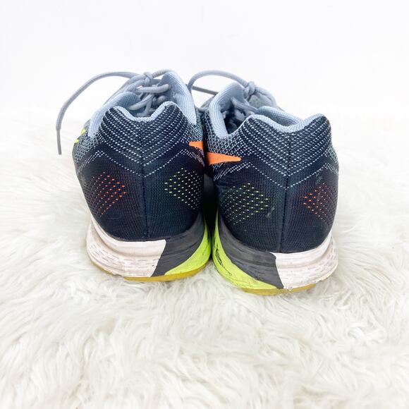 Nike 13 Mens Air Zoom Structure 18 Magnet Grey Volt Running Shoes - Picture 3 of 10